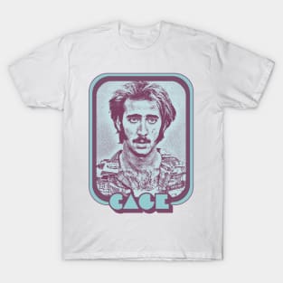 Nicolas Cage / Retro Style Fan Art Design T-Shirt